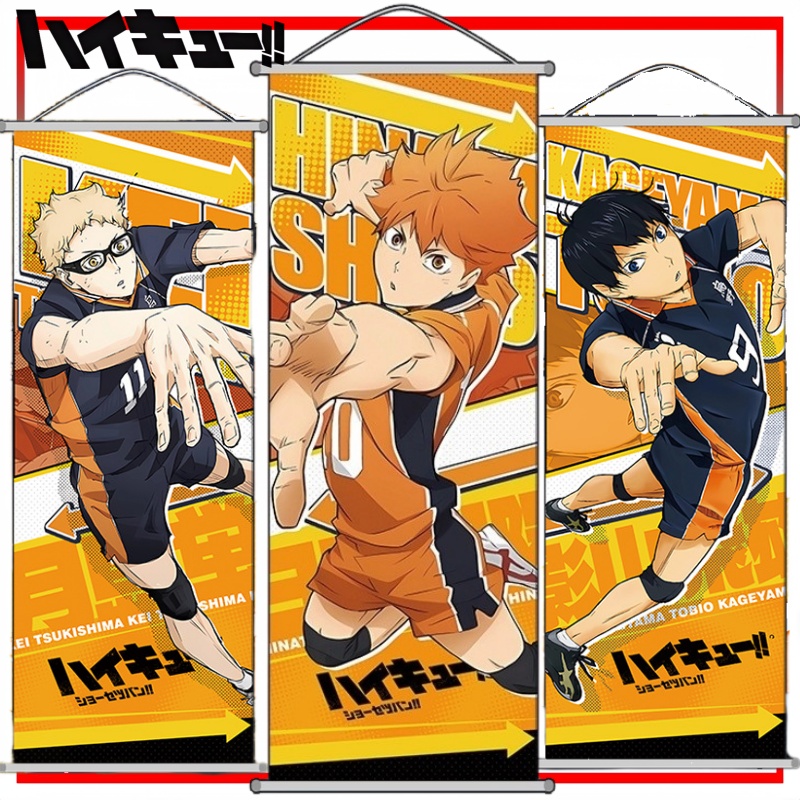 Haikyuu!! Wall Scroll Cartoon  - Anime Merchandise Haikyuu review and price